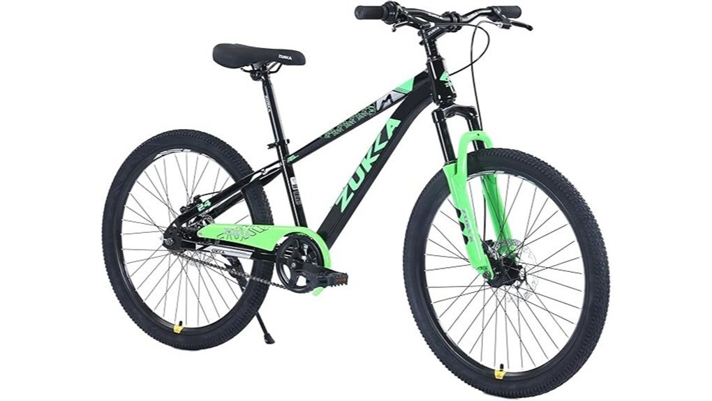 steel frame mountain bike