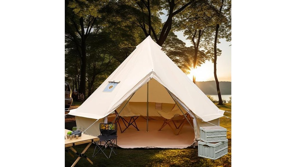 stove equipped luxury tent