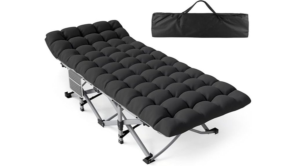sturdy camping cot mattress