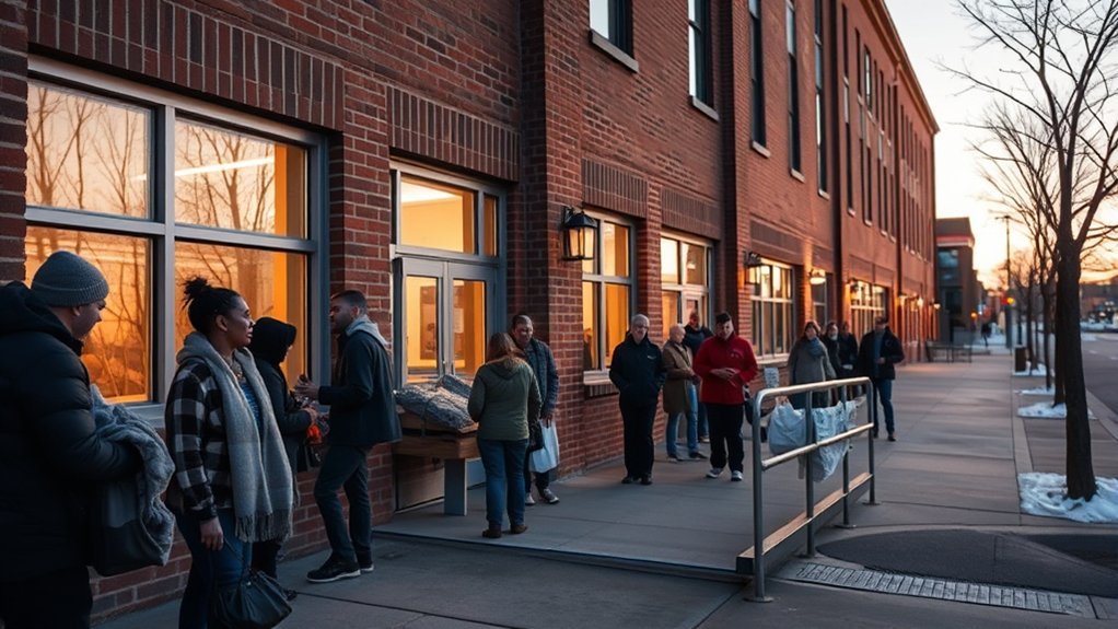 support for local homeless shelters