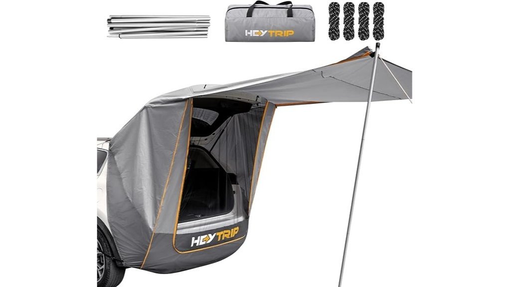 suv tailgate camping tent