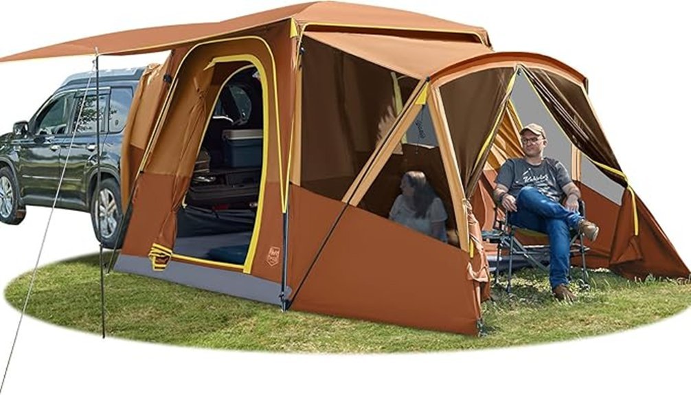suv tent with porch