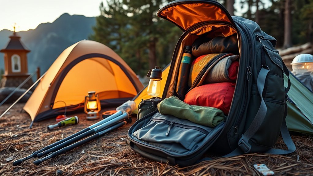 tent camping packing tips