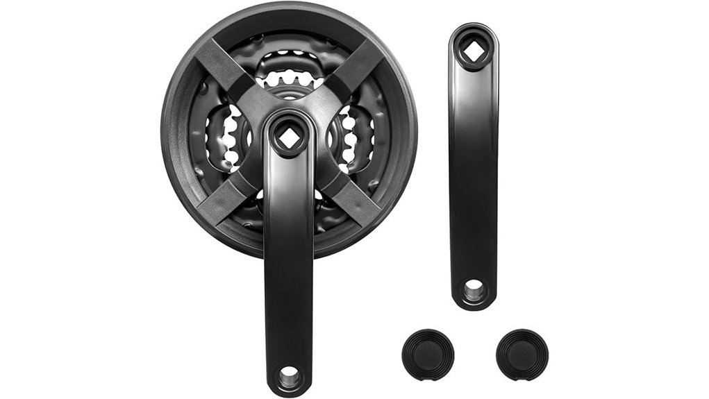 three chainring square taper crankset