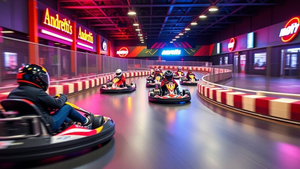 thrilling indoor go kart racing