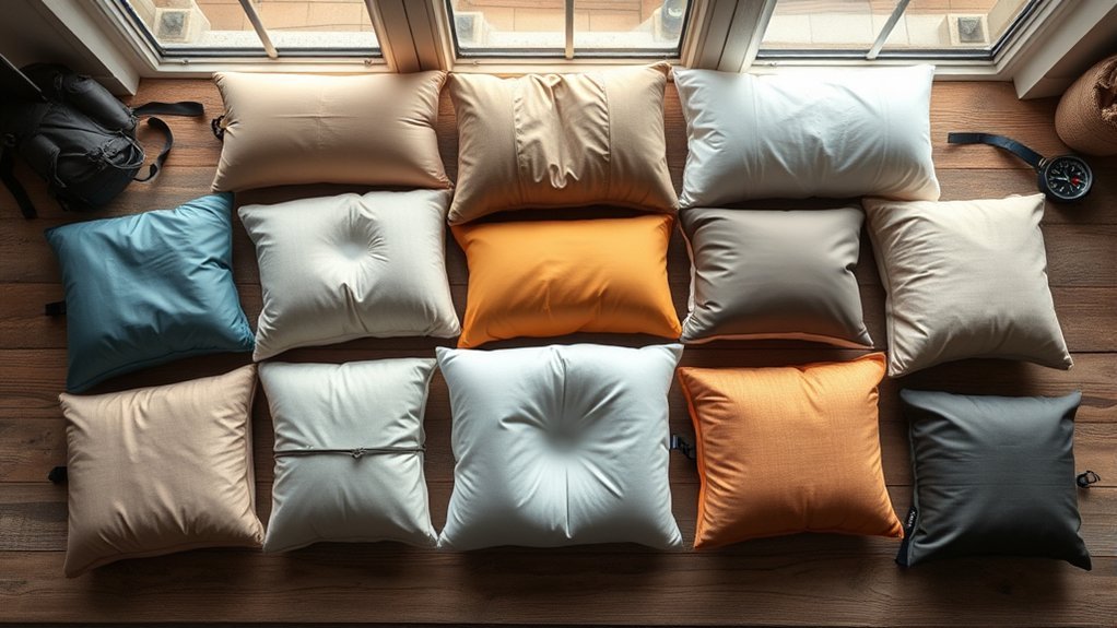 top backpacking travel pillows