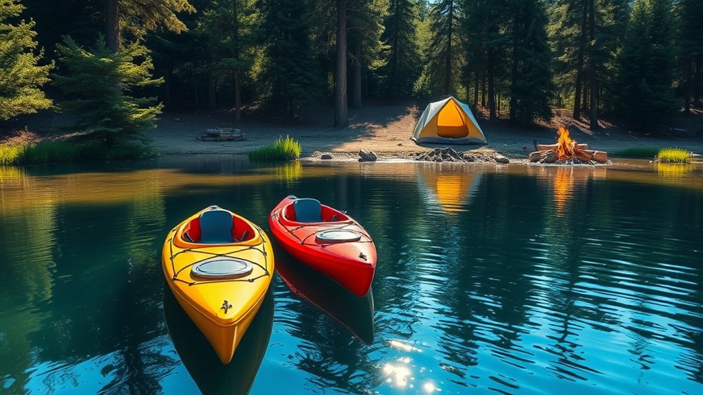 top camping tandem kayaks