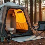 top camping toilet tents