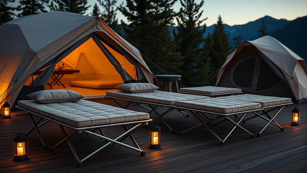 top luxury camping cots