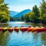 top river camping kayaks