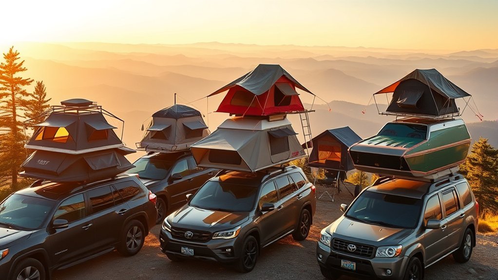 top rooftop camping tents