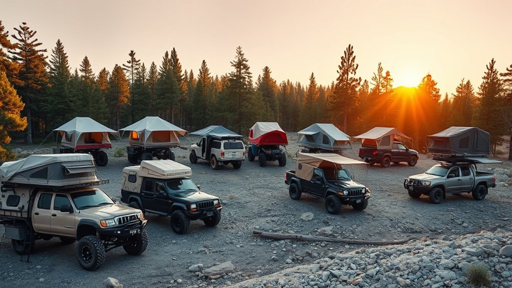 top truck camping tents