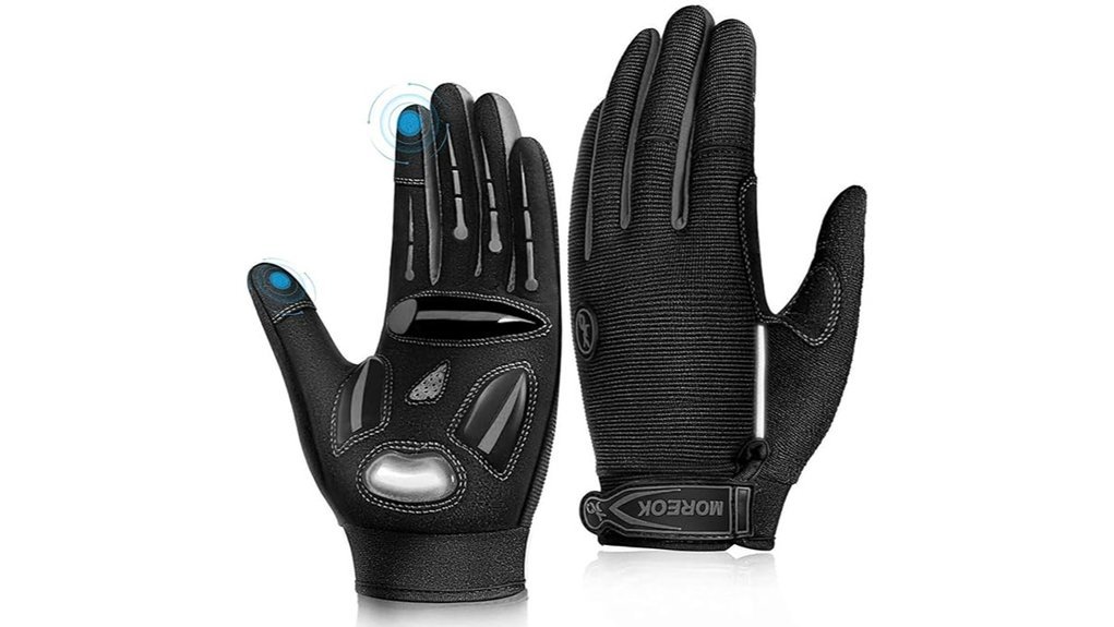 touchscreen gel pad gloves