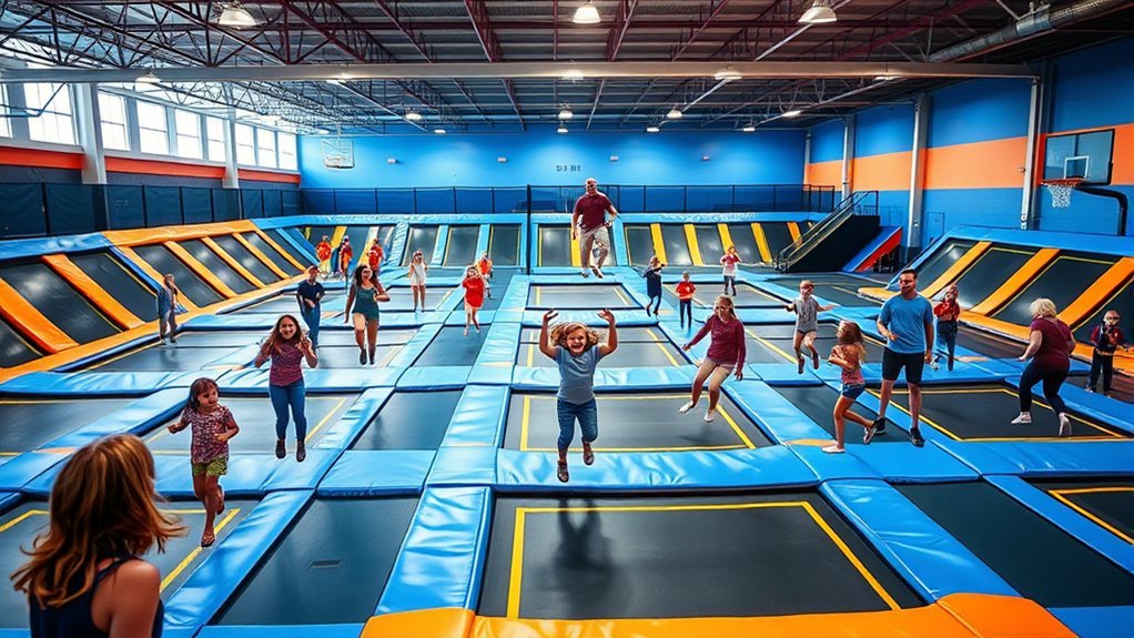 trampoline parks for families