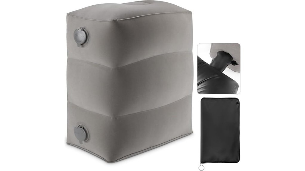 travel foot rest pillow