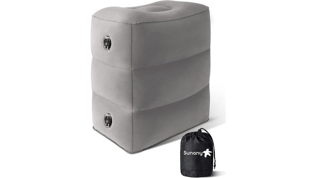travel foot rest pillow