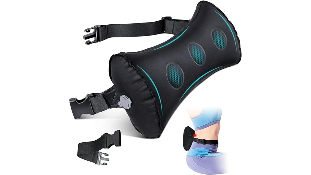 travel friendly back support