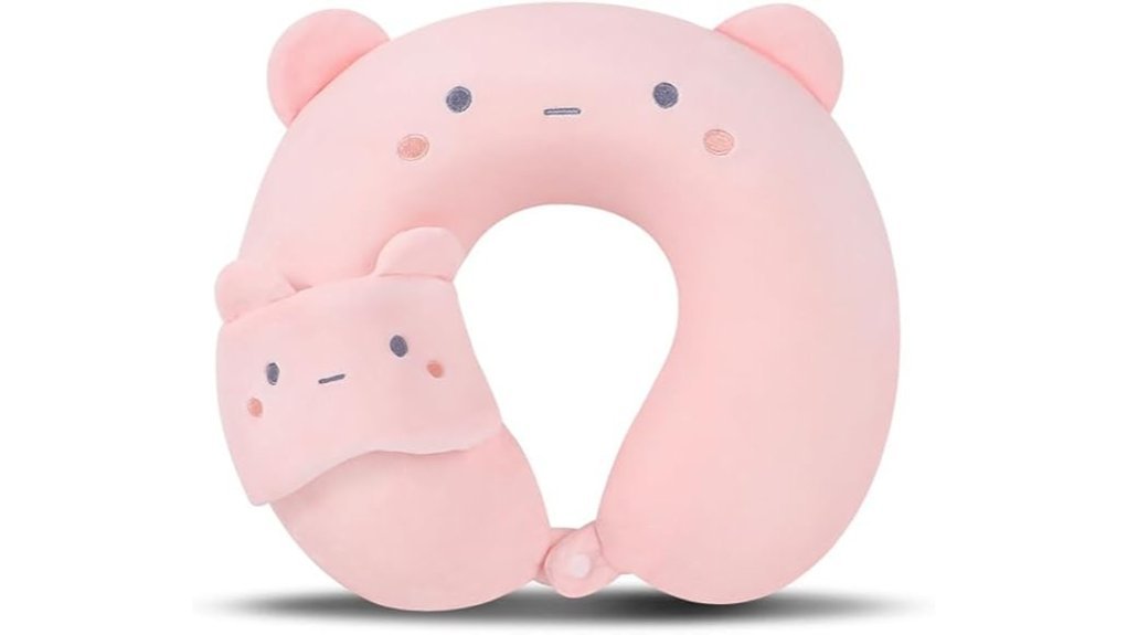 travel pillow and eye mask