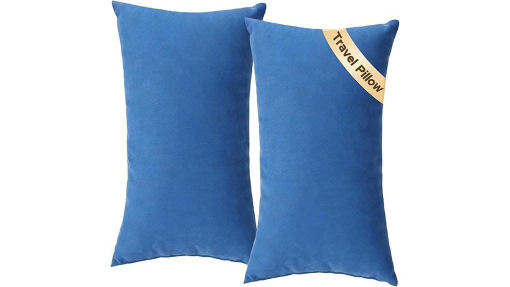 travel pillows blue pack