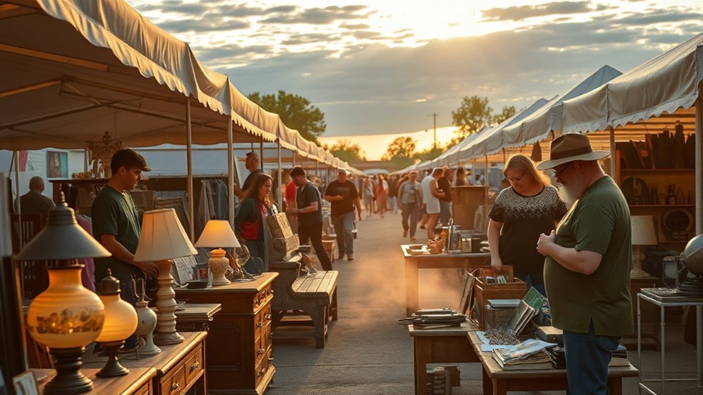 treasure hunting at flea markets