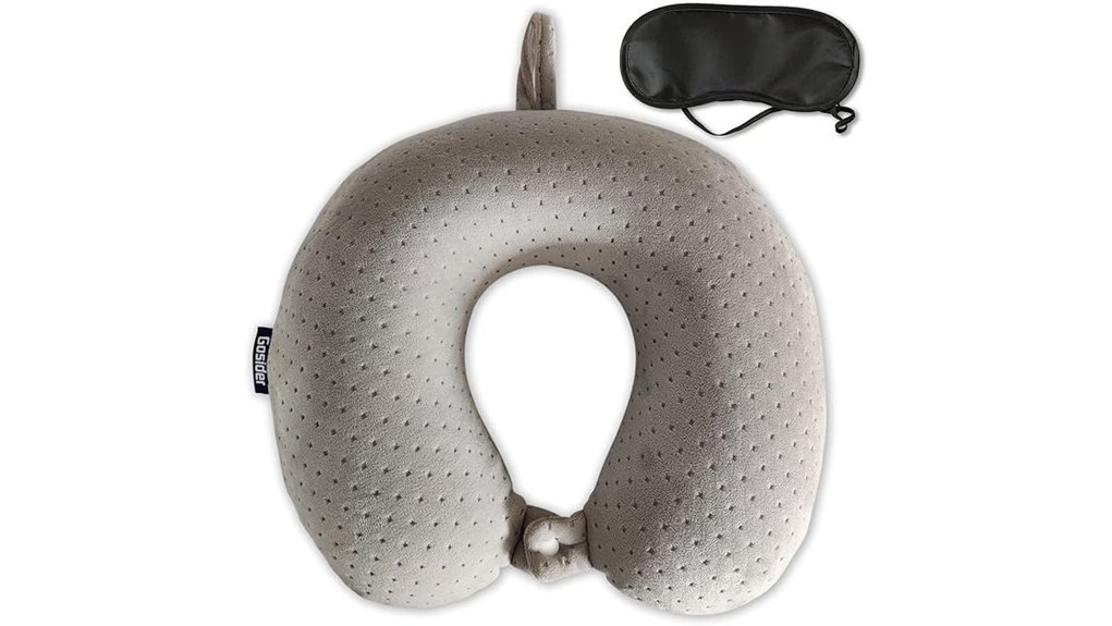u shaped memory foam pillow