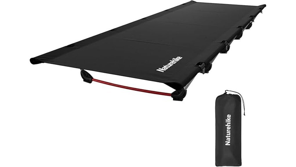 ultralight camping cot support