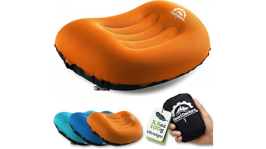 ultralight inflatable camping pillow
