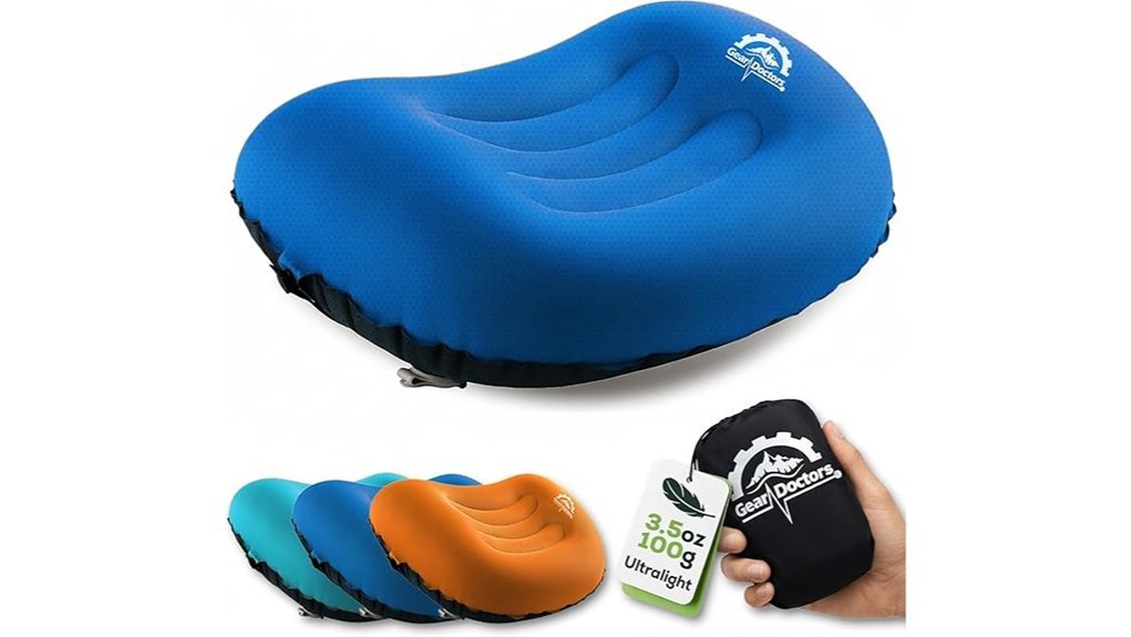 ultralight inflatable camping pillow