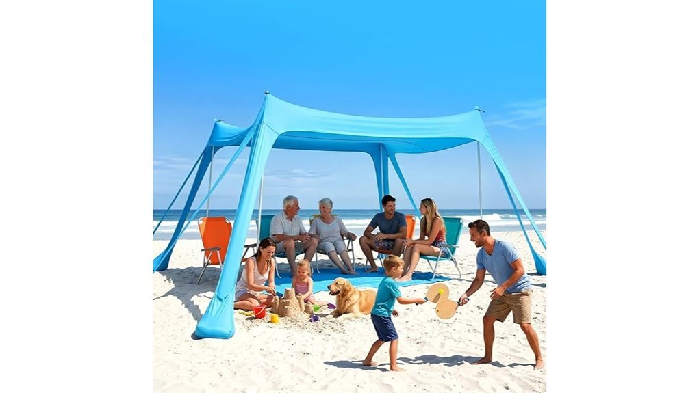 upf50 beach tent shelter