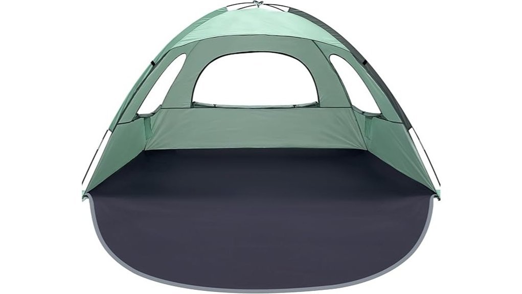 uv protected beach tent