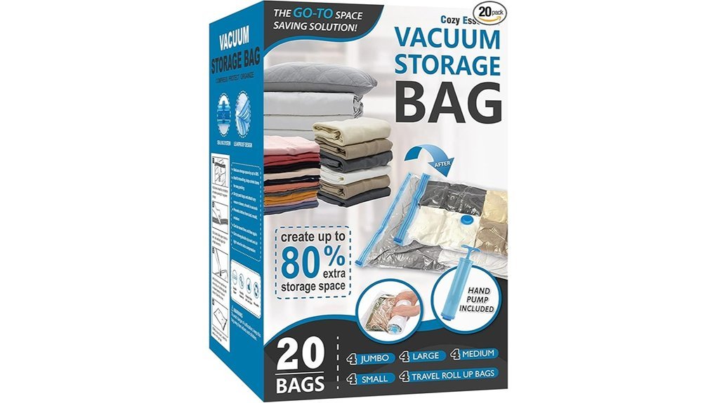 vacuum storage bag combo