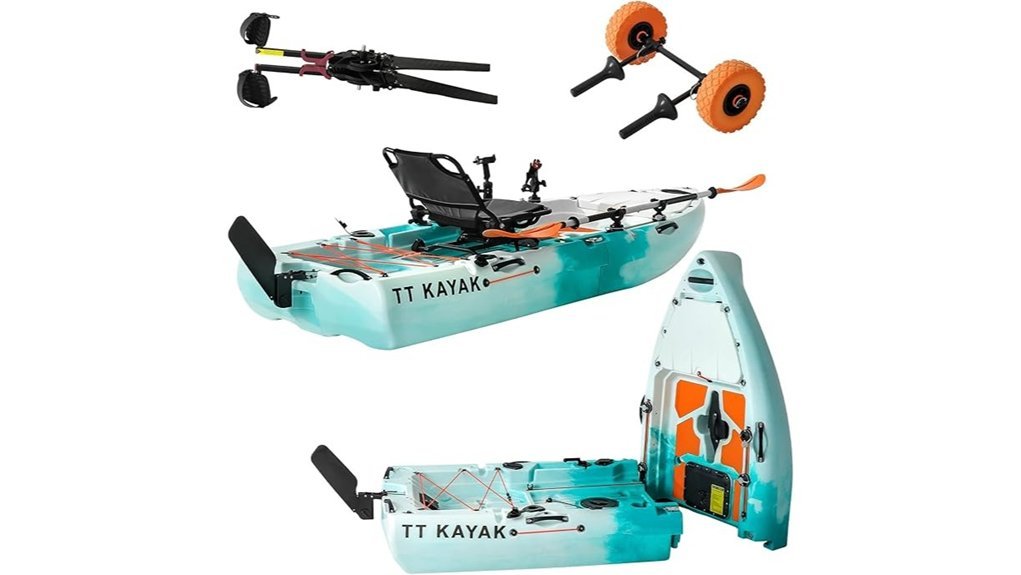 versatile fishing kayak package