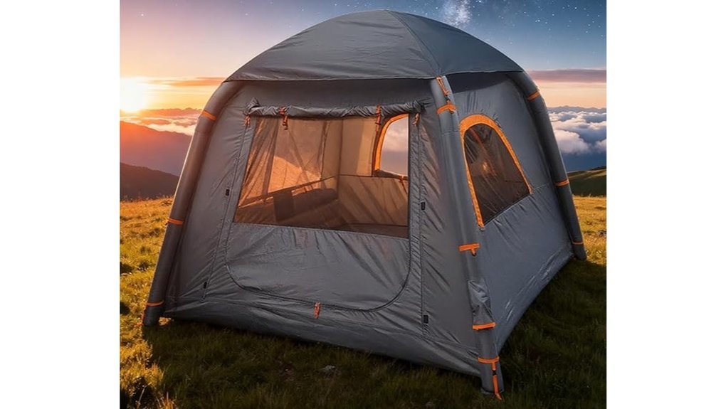 versatile inflatable camping tent
