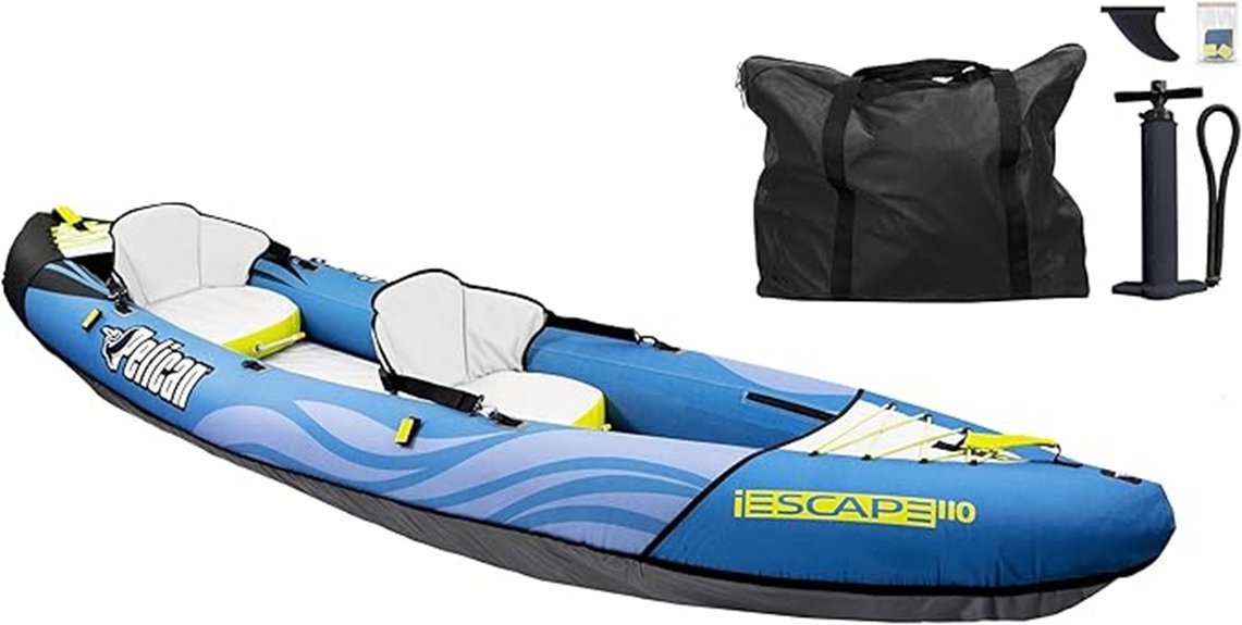 versatile inflatable kayak duo