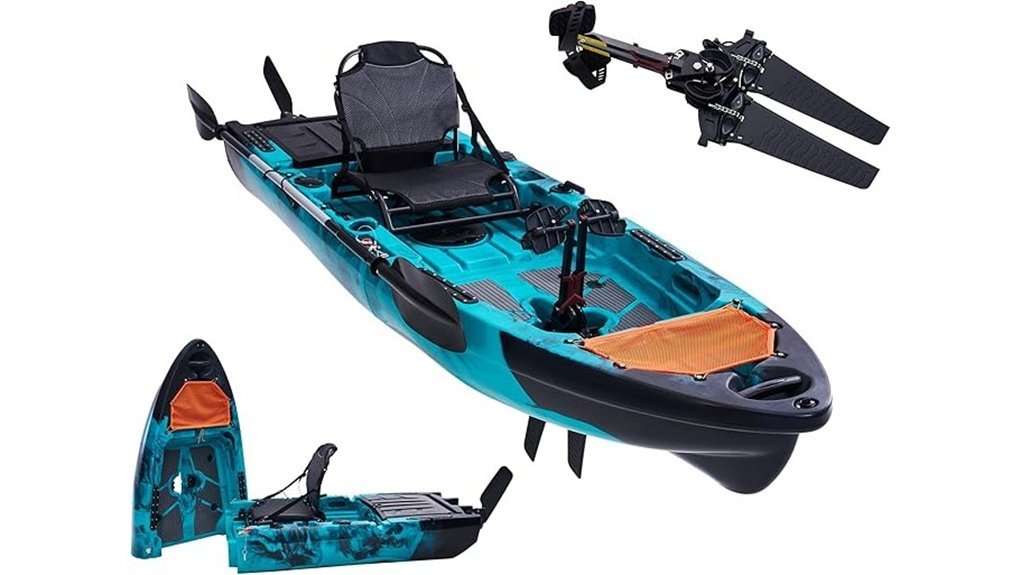 versatile kayak with propulsion