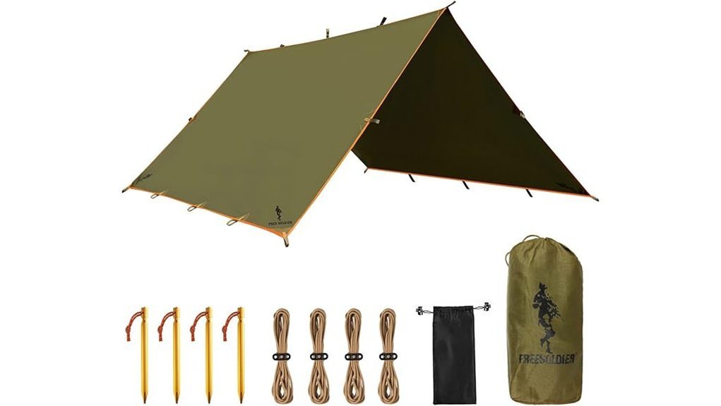 versatile waterproof camping tarp