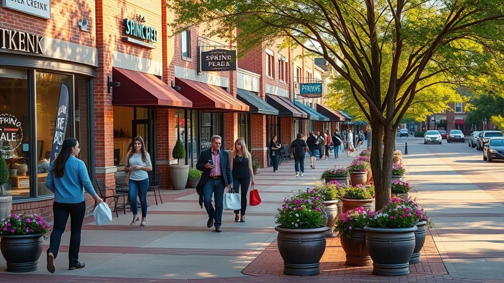 vibrant shopping in edmond