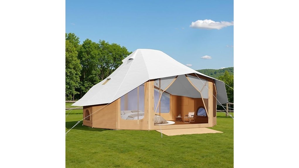 waterproof canvas yurt tent