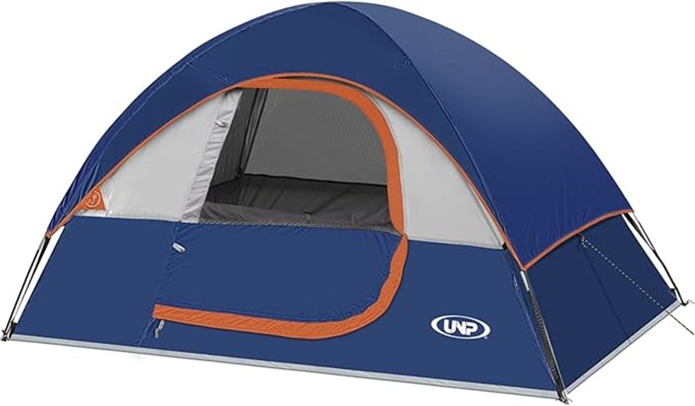 waterproof dome tent design