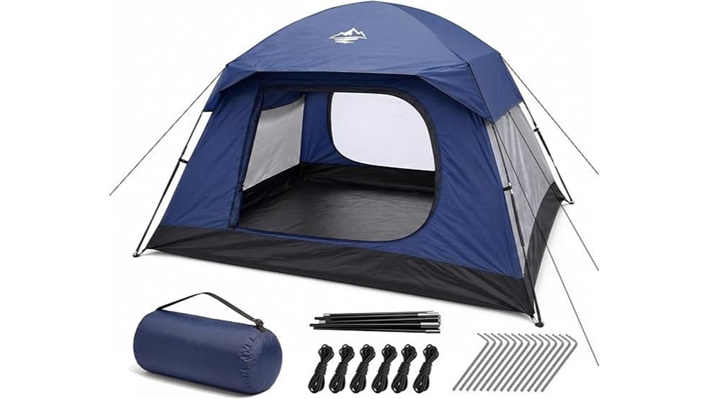 waterproof dome tent designed