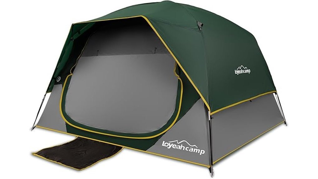 waterproof four person camping tent