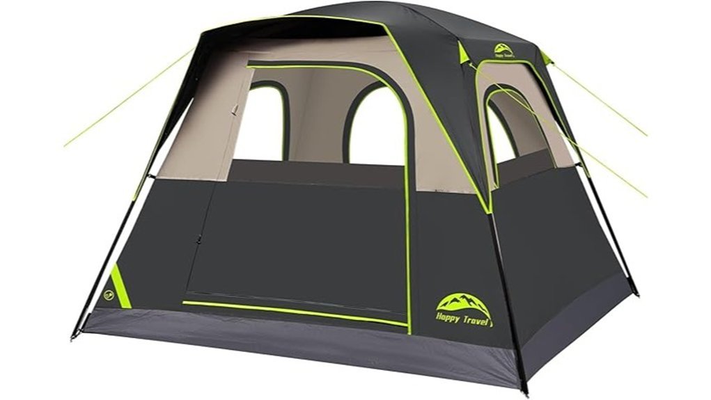 waterproof four person tent