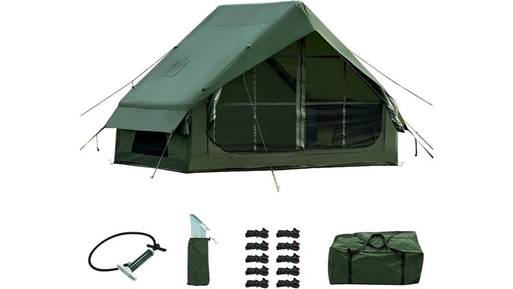 waterproof inflatable camping tent