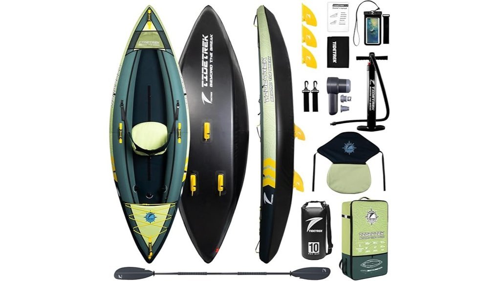waterproof inflatable touring kayak