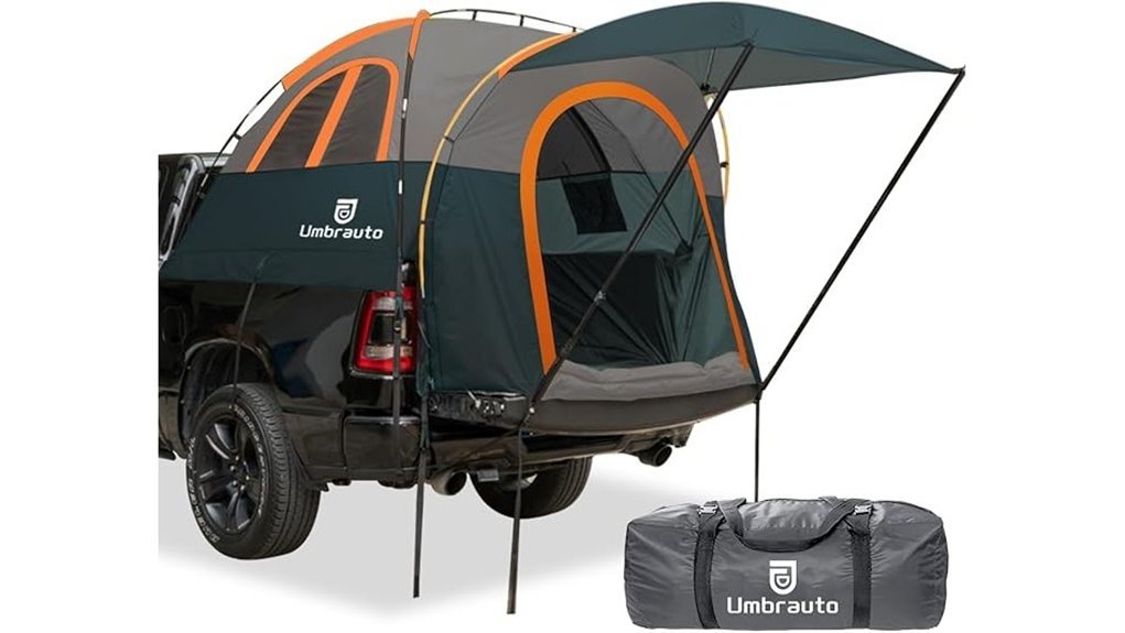 waterproof two person truck tent