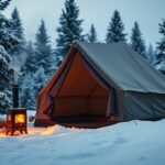 winter tents with stoves