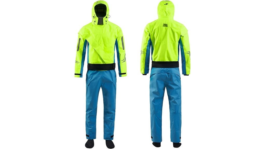 women s kayaking hooded dry suit
