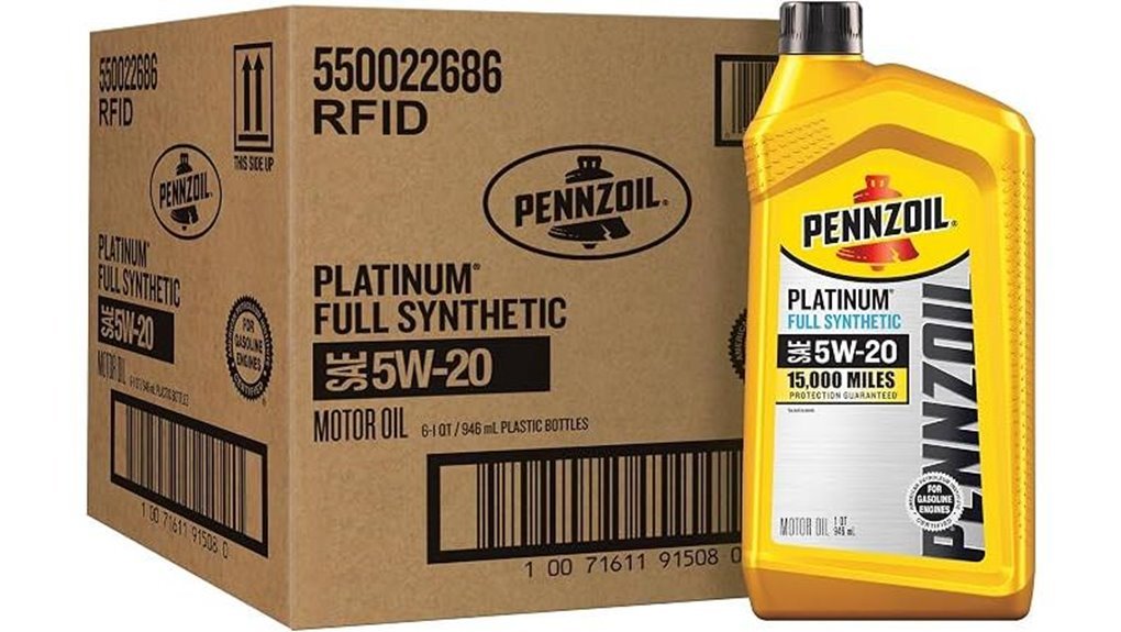 synthetic motor oil case