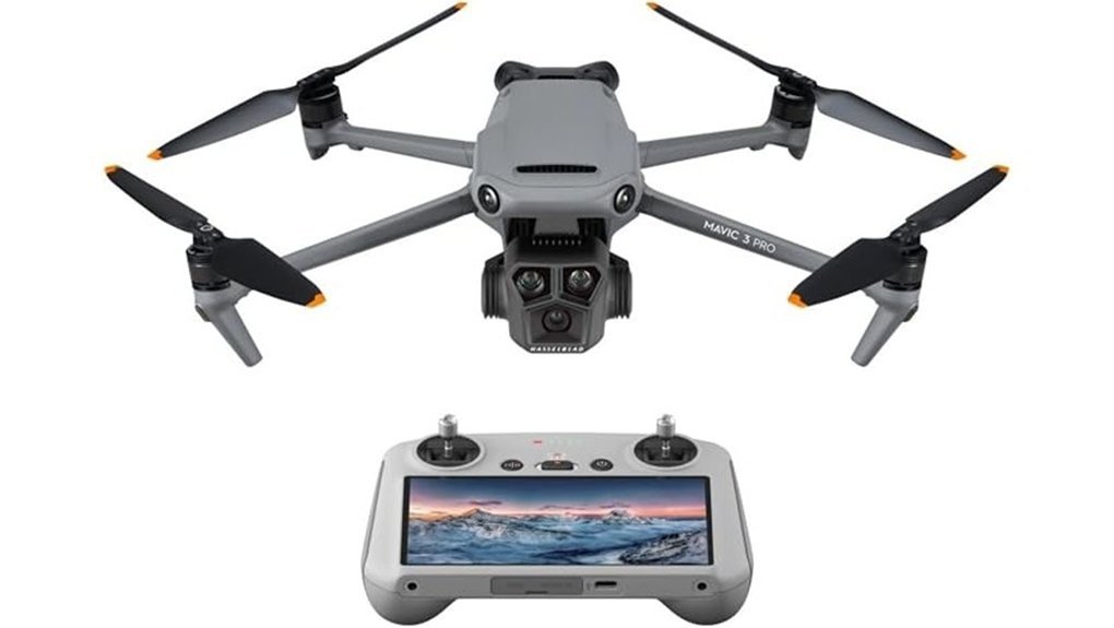 triple camera drone technology