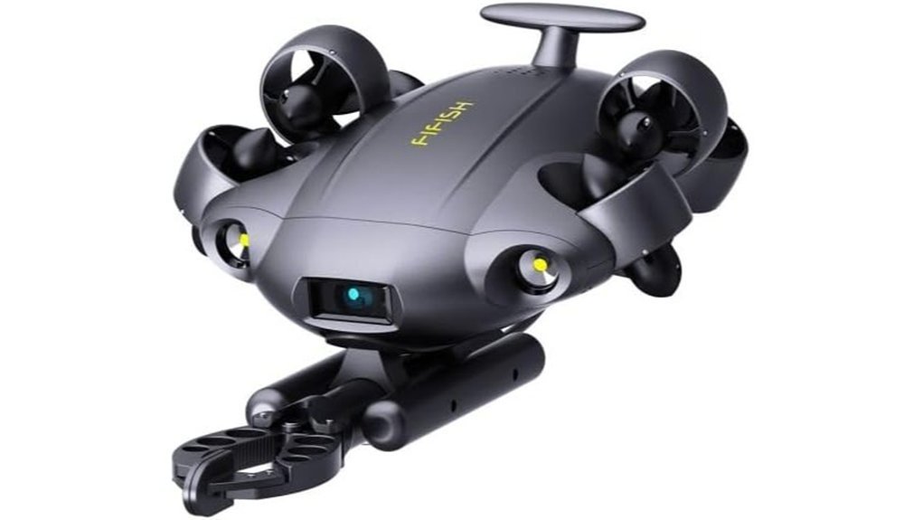 underwater drone with arm
